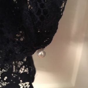 Zara navy lace top / shell